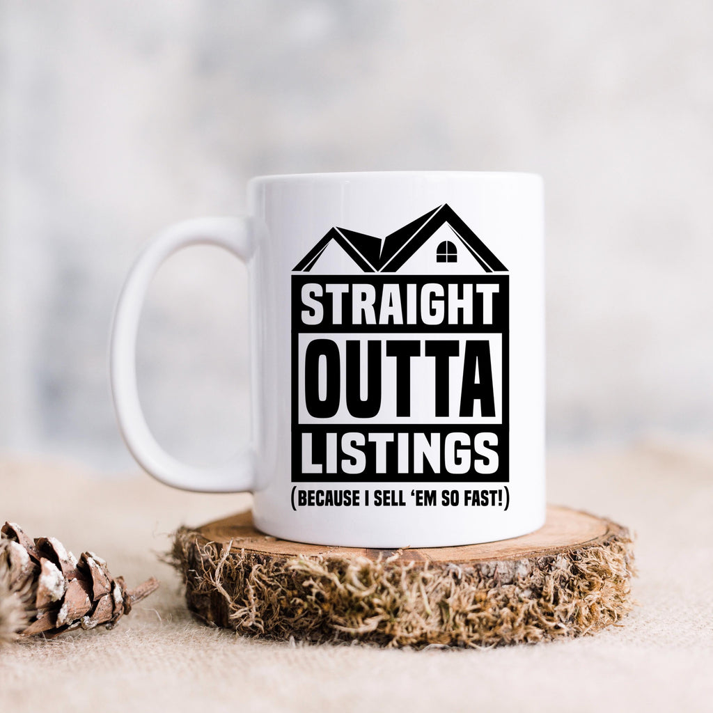 Real Estate Mug – Funny Realtor Gift | Ceramic Coffee Cup for Agents