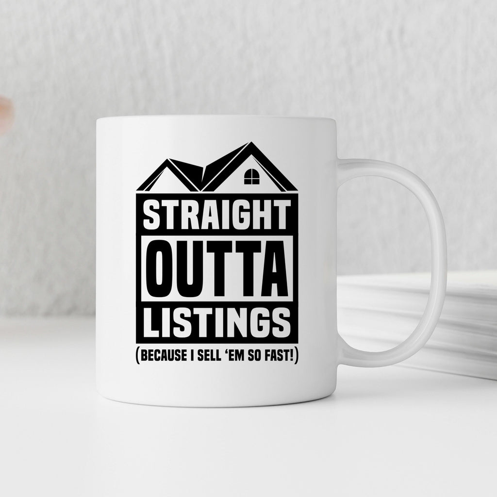 Real Estate Mug – Funny Realtor Gift | Ceramic Coffee Cup for Agents