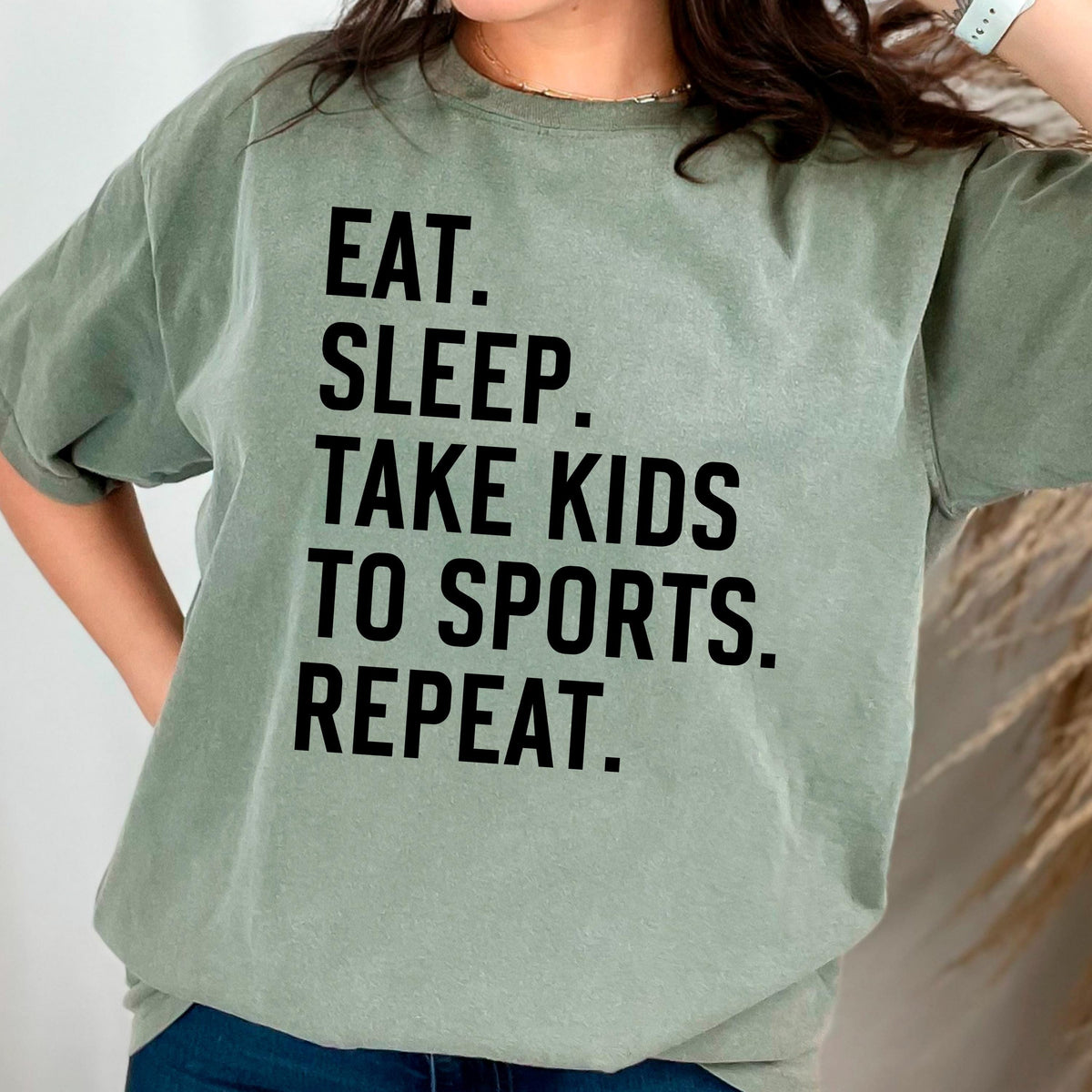 Sports Mom Graphic Tee – Soft Cotton Comfort Shirt for Parenting Hustle