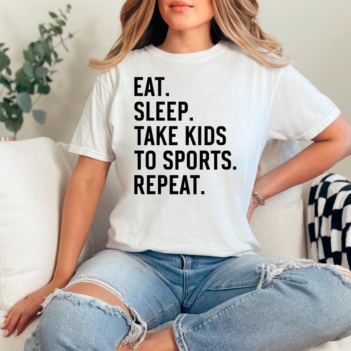 Sports Mom Graphic Tee – Soft Cotton Comfort Shirt for Parenting Hustle