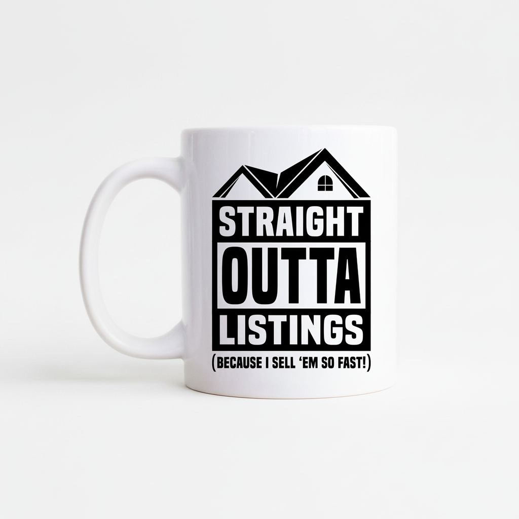 Real Estate Mug – Funny Realtor Gift | Ceramic Coffee Cup for Agents