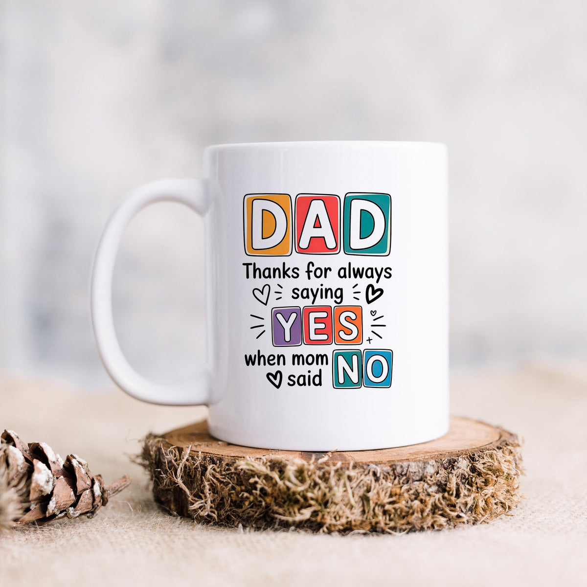 Funny Dad Coffee Mug – Ceramic, Dishwasher Safe Gift for Father's Day
