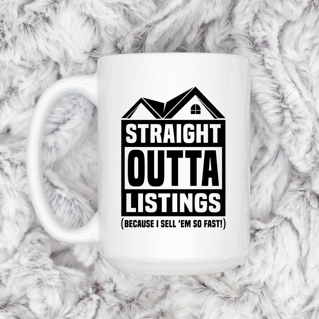 Real Estate Mug – Funny Realtor Gift | Ceramic Coffee Cup for Agents