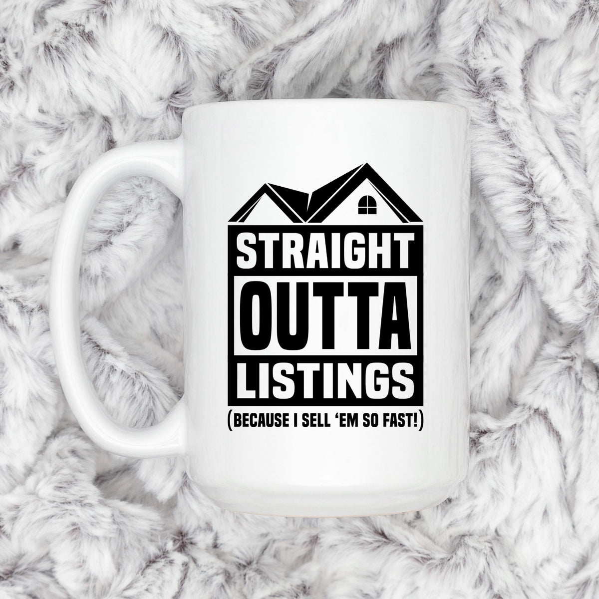 Real Estate Mug – Funny Realtor Gift | Ceramic Coffee Cup for Agents