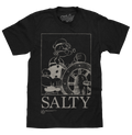 Popeye The Sailor Man Salty T-Shirt - Black