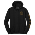 Coors Banquet Beer Double Sided with Sleeve Print Hooded Sweatshirt - Black