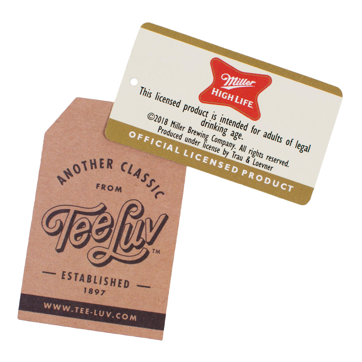 Miller High Life Champagne of Beers T-Shirt - Heather Navy Blue