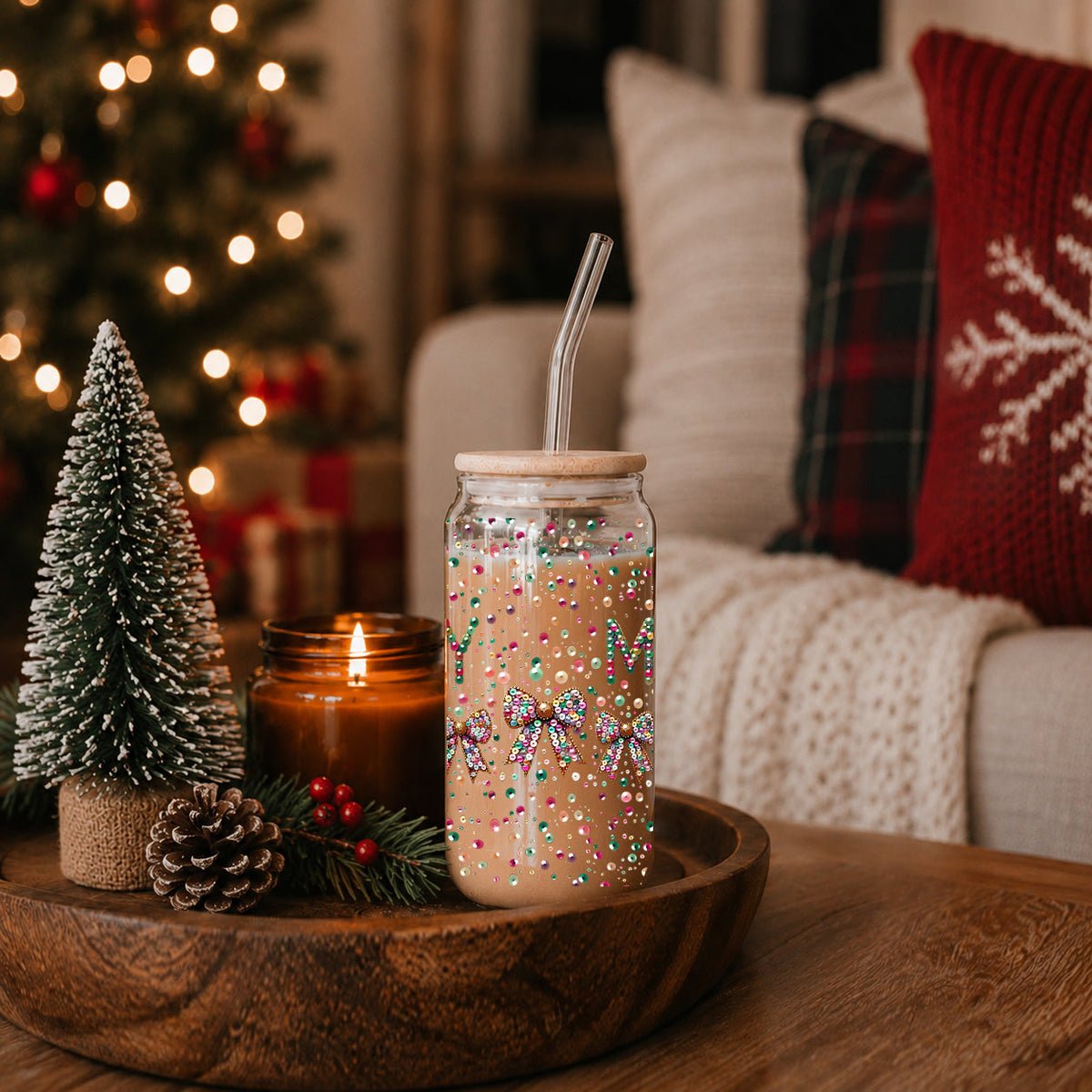 Sequin MERRY 17oz