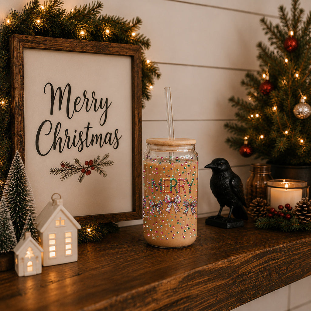 Sequin MERRY 17oz