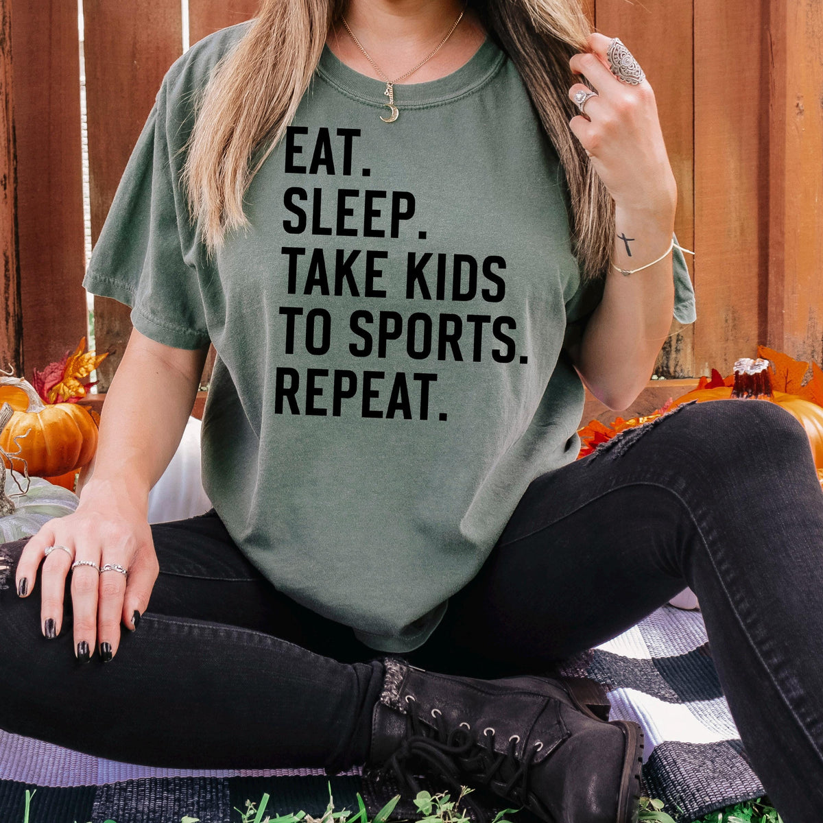 Sports Mom Graphic Tee – Soft Cotton Comfort Shirt for Parenting Hustle