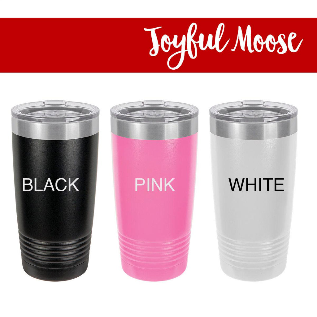Personalized Camping Tumbler – Insulated Travel Mug with Mountain Stars Design