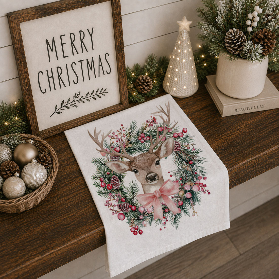 Deer Wreath