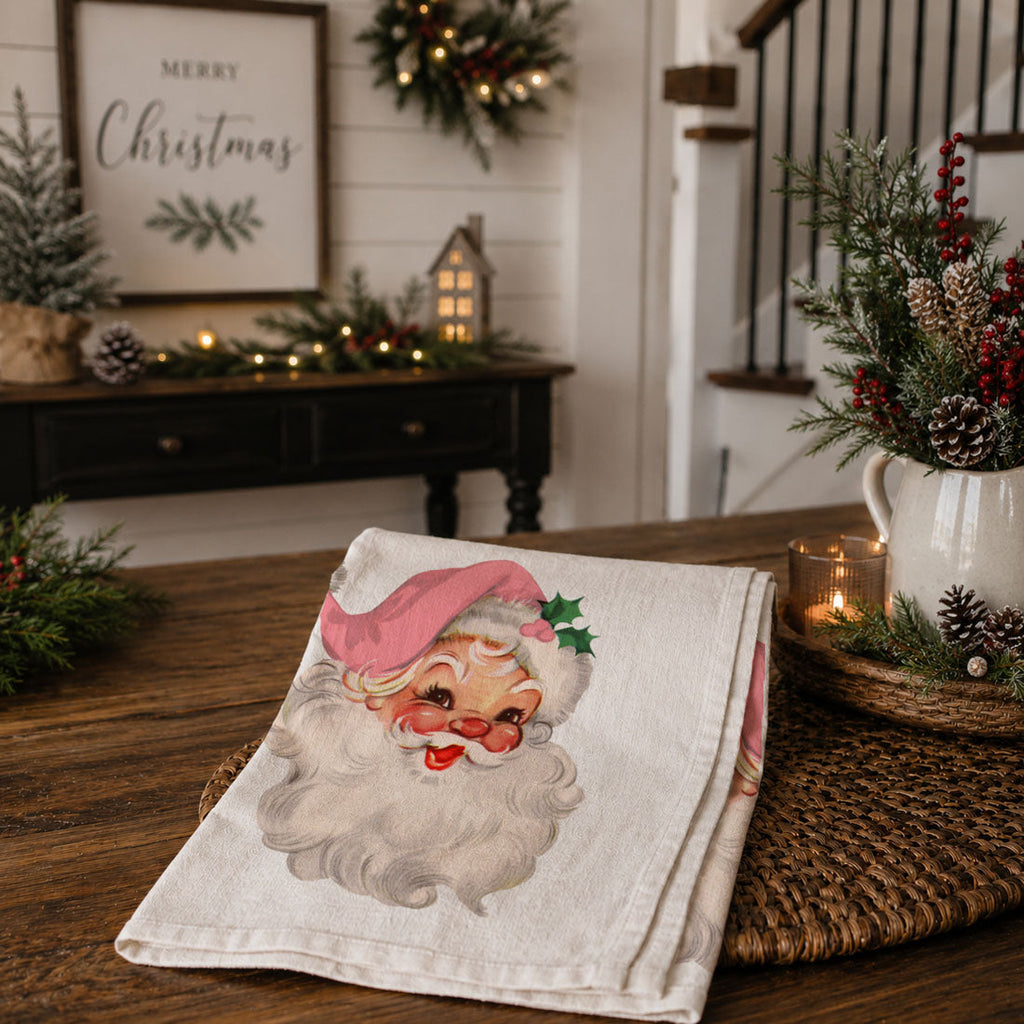 Pink Santa Vintage