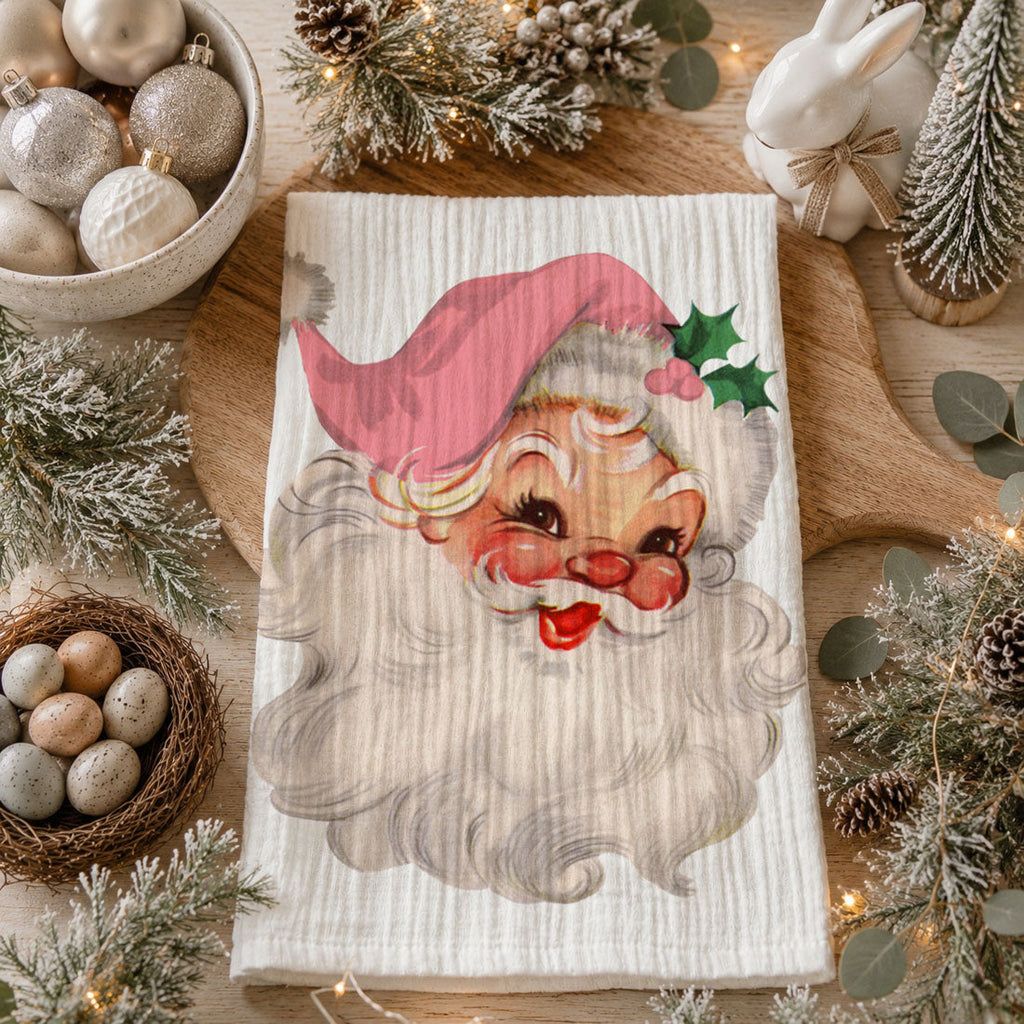 Pink Santa Vintage