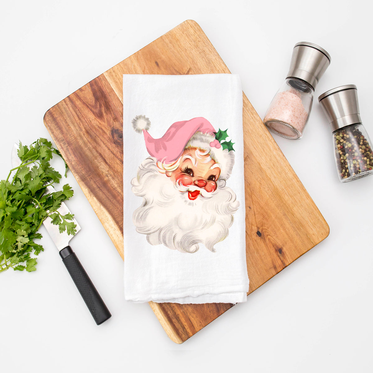 Pink Santa Vintage