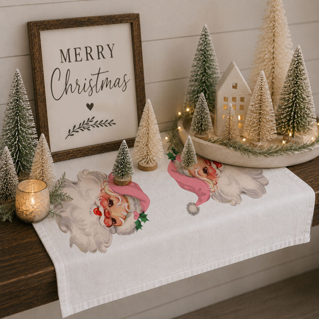 Pink Santa Vintage