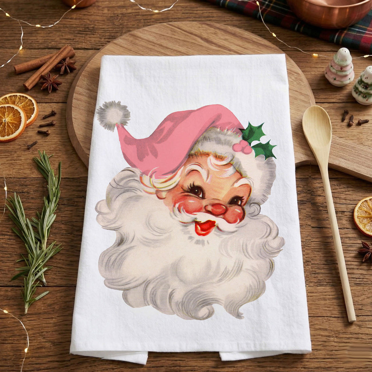 Pink Santa Vintage