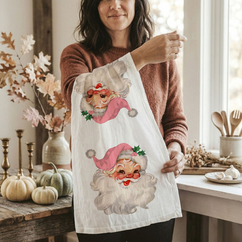 Pink Santa Vintage