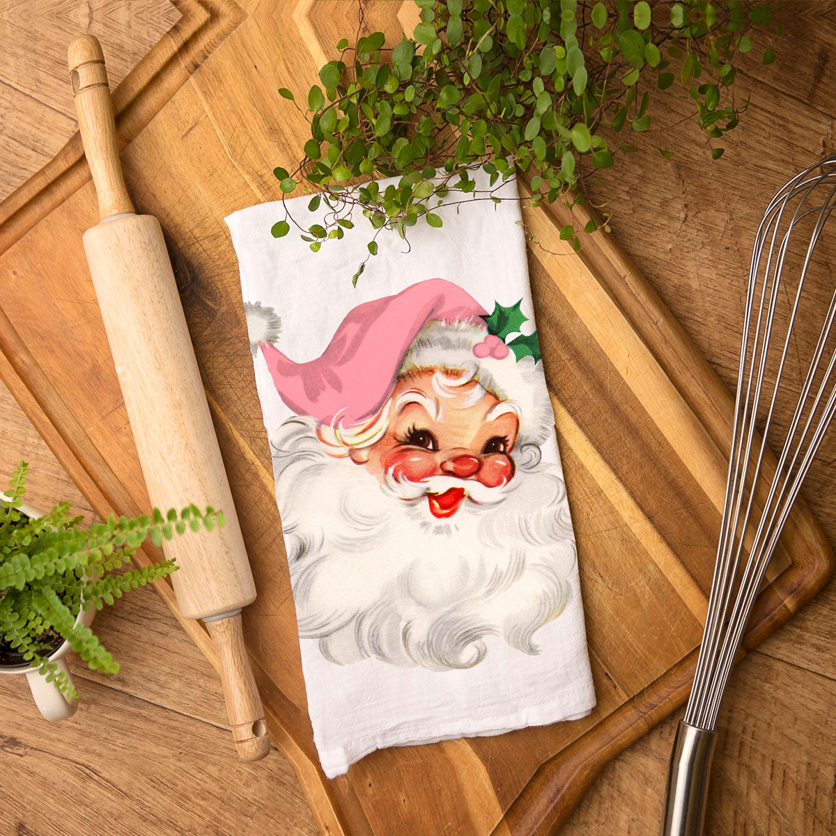 Pink Santa Vintage