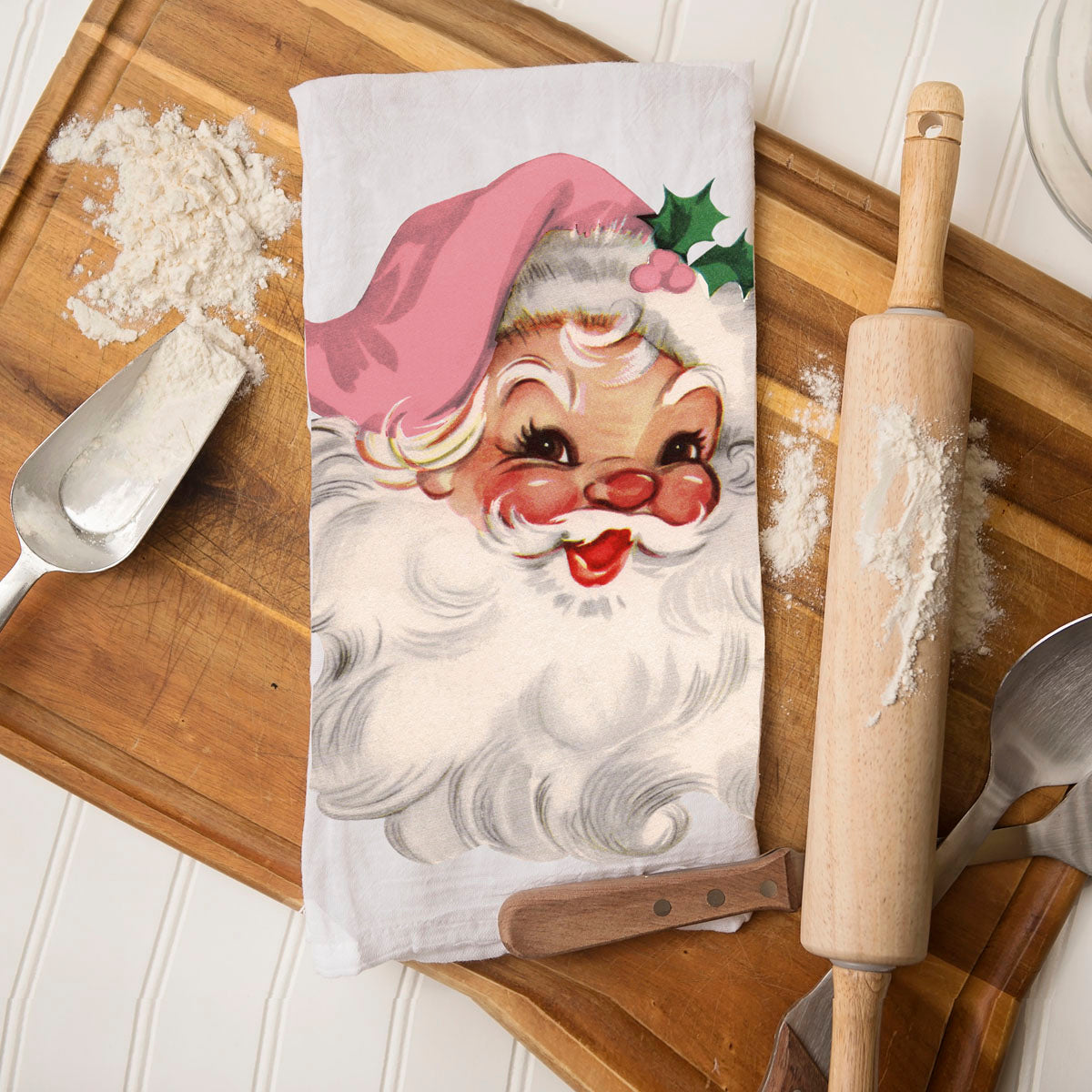 Pink Santa Vintage