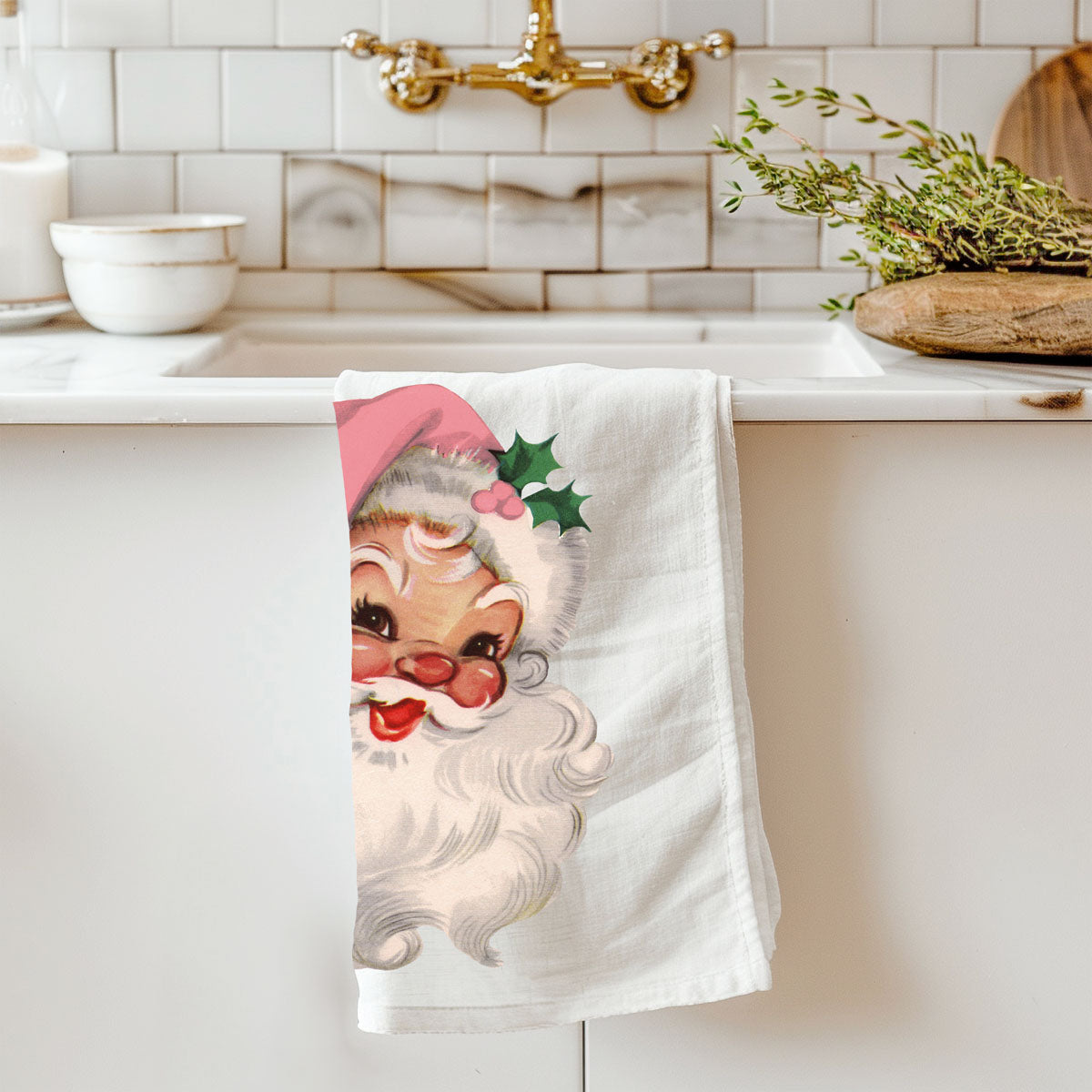 Pink Santa Vintage