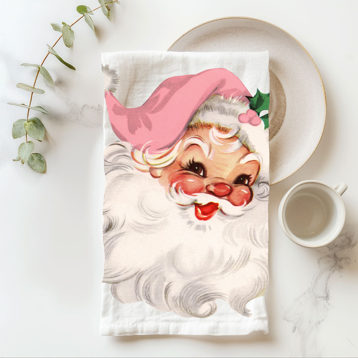 Pink Santa Vintage