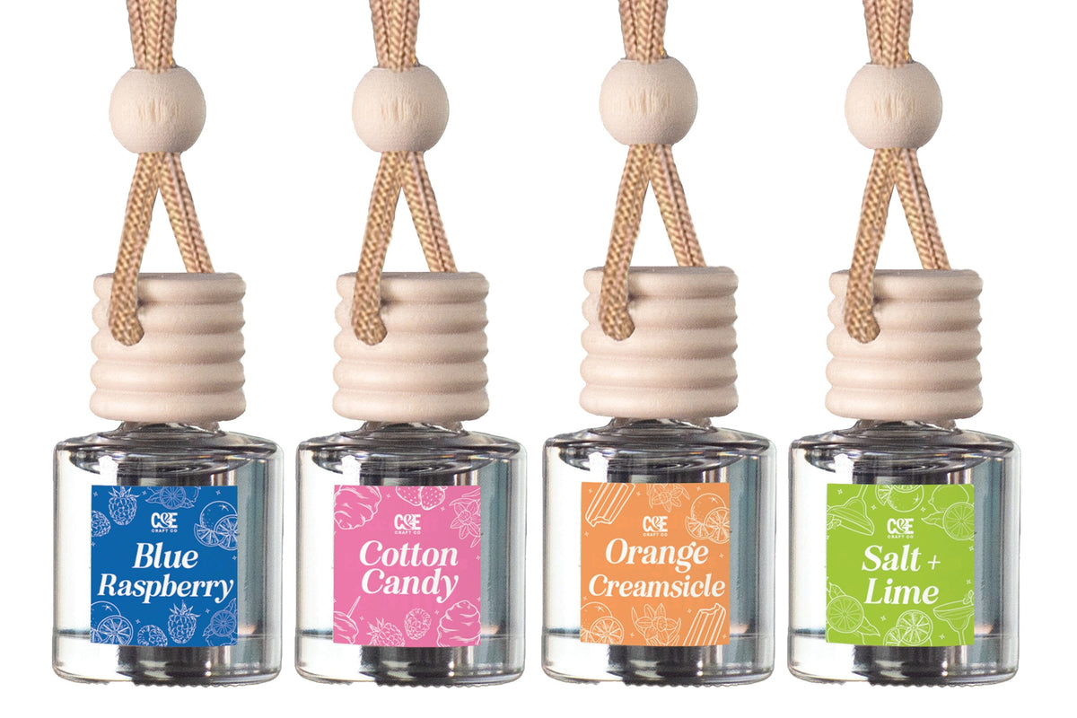 Summer Scents 4 Pack Scented Car Fresheners Bundle